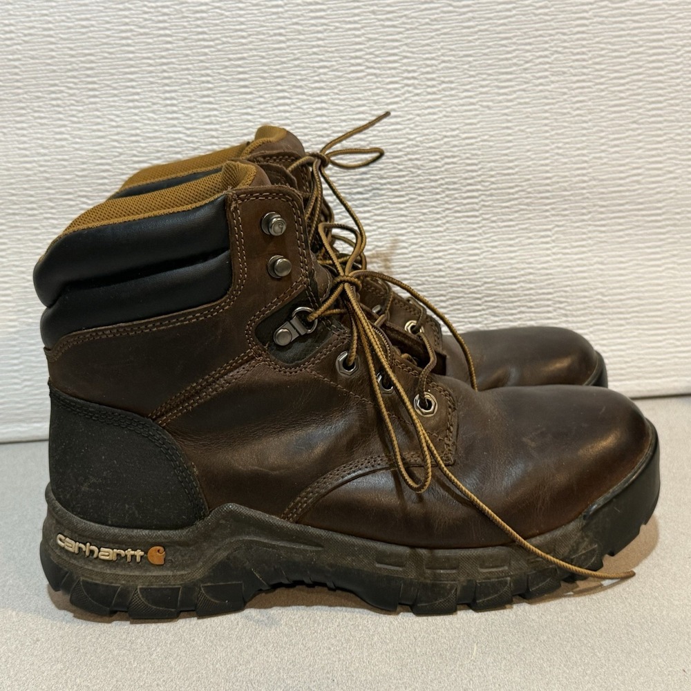 Carhartt Men Rugged Flex Composite Steel Toe Work Boot Oil Tanned Leather 9.5 - Picture 1 of 9